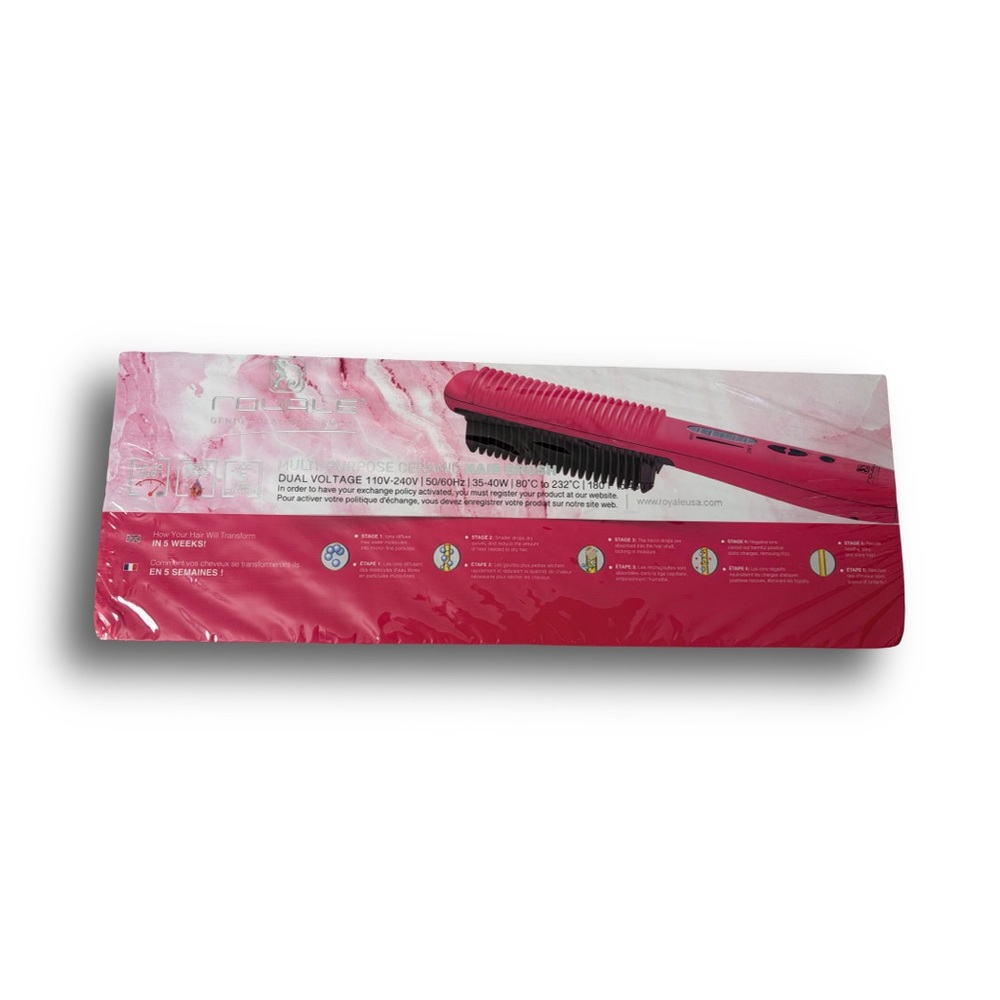 Royale Genius Heating Element Ceramic Multi Purpose Hair Brush